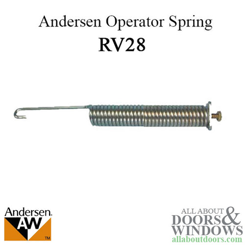 Operator Spring, Andersen Roof Window - RV28 - Operator Spring, Andersen Roof Window - RV28