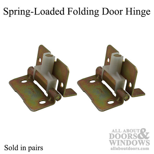 Folding Door Hinge Spring Loaded - Folding Door Hinge Spring Loaded