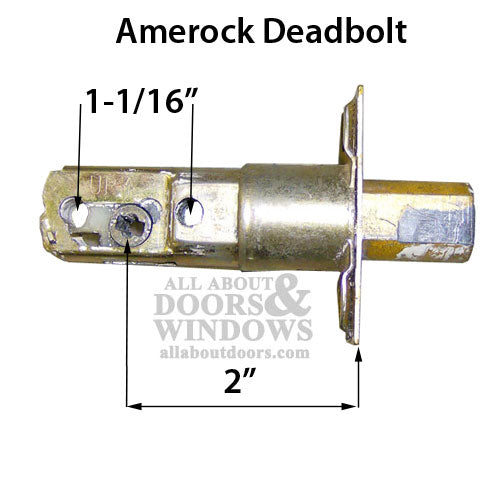 Amerock Deadbolt Latch 2 inch backset - Discontinued - Amerock Deadbolt Latch 2 inch backset - Discontinued