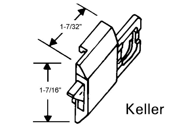 Keller tilt in window Finger latch,  Pairs - black - Keller tilt in window Finger latch,  Pairs - black