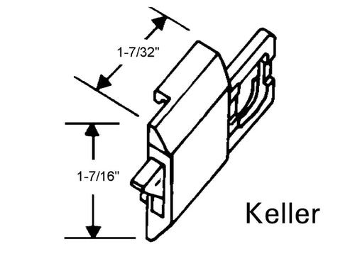 Keller tilt in window Finger latch,  Pairs - black - Keller tilt in window Finger latch,  Pairs - black