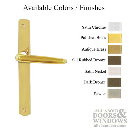 G-U Torino Handle and 30mm Plate Series, Solid Brass, Dummy, No Key, No Thumbturn (Handles DO NOT Move), Choose Color - G-U Torino Handle and 30mm Plate Series, Solid Brass, Dummy, No Key, No Thumbturn (Handles DO NOT Move), Choose Color