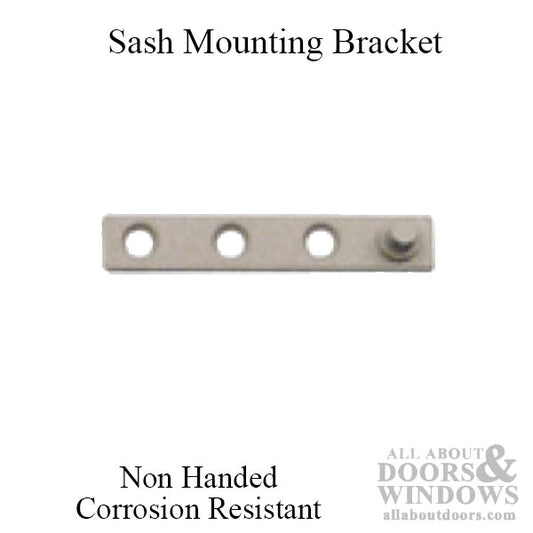 Truth Straight Sash Mounting Bracket, Non Handed - E-Gard, Corrosion Resistant