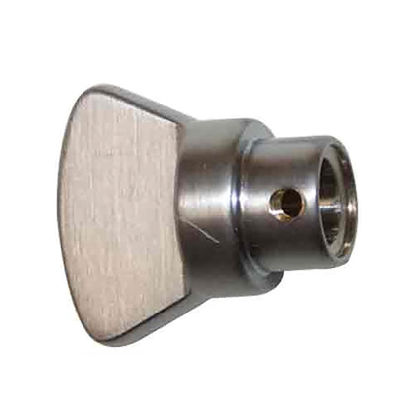 Thumbturn only CES Cylinder, V-knob - F41 Brushed Chrome - Thumbturn only CES Cylinder, V-knob - F41 Brushed Chrome