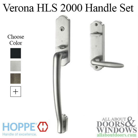 Hoppe Verona HLS2000 Traditional Entrance Handle Set