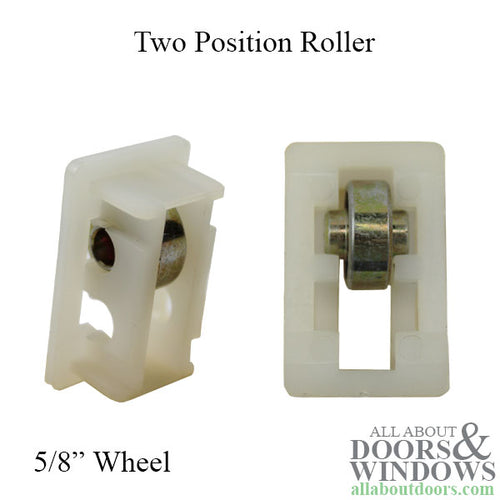 Two Position Roller, 5/8  Flat Steel Wheel - Two Position Roller, 5/8  Flat Steel Wheel