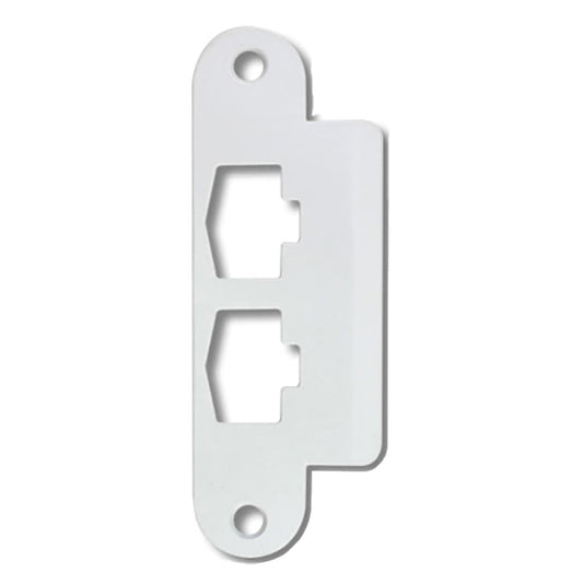 Strike Plate Cover - Andersen Frenchwood - 1990 to Present - White