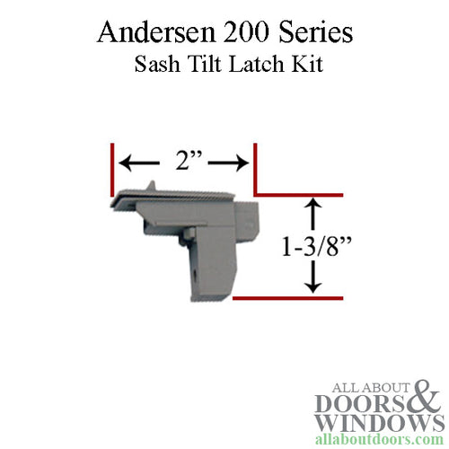 Andersen 200 Series Sash Tilt Latch Kit - Stone - Andersen 200 Series Sash Tilt Latch Kit - Stone