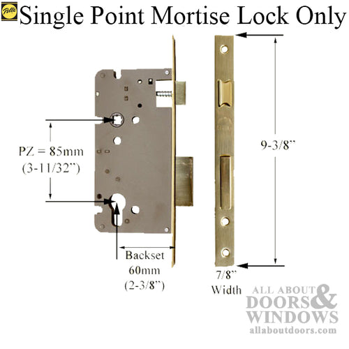 Pella Single Point Mortise Lock 60/85 Replacement - Pella Single Point Mortise Lock 60/85 Replacement