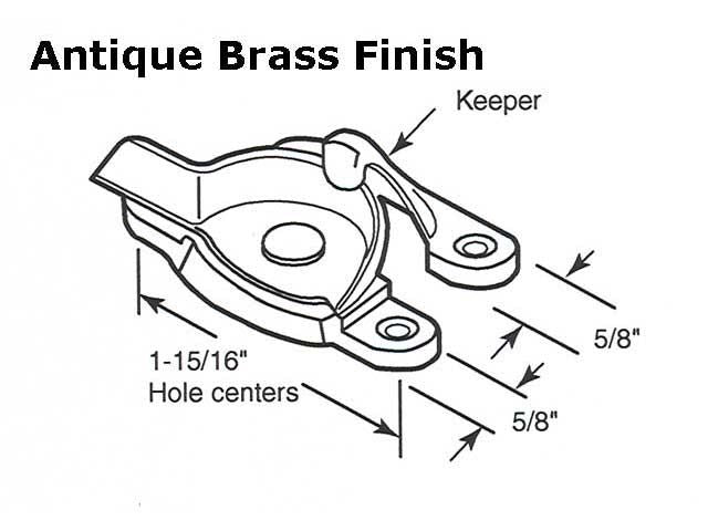 Sash/Cam Lock - Wood Sash Hardware, Diecast - Choose Color - Sash/Cam Lock - Wood Sash Hardware, Diecast - Choose Color