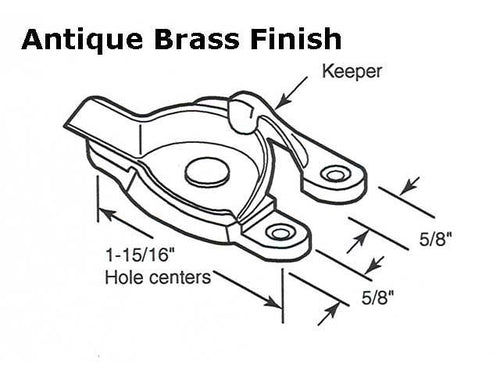 Sash/Cam Lock - Wood Sash Hardware, Diecast - Choose Color - Sash/Cam Lock - Wood Sash Hardware, Diecast - Choose Color