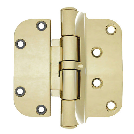 Hoppe F77-R, 2009 Adjustable Set Hinge, RHI/LHO- Resista Brass