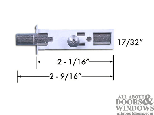 Pivot Bar,  w/ Housing, Tilt Window,  2-1/2  Stamped Steel