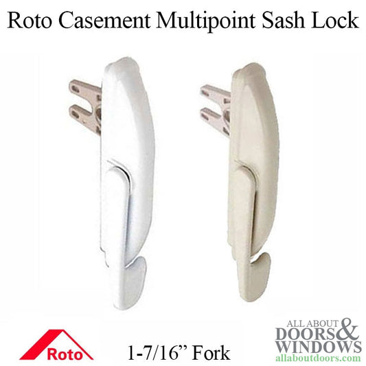 Roto 1-7/16 Fork (37mm) casement Multipoint Sash Lock