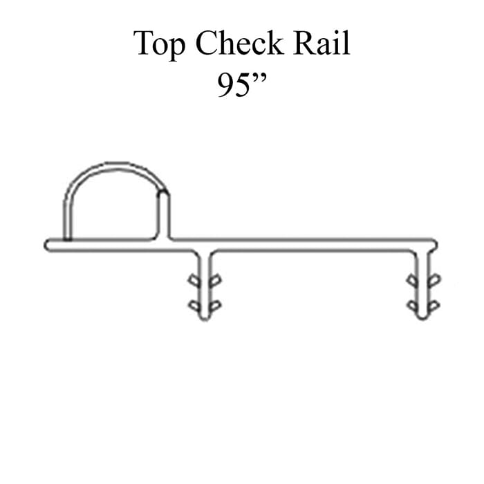 Marvin Single and Double Hung Top Check Rail Weatherstrip V920 Beige - Marvin Single and Double Hung Top Check Rail Weatherstrip V920 Beige