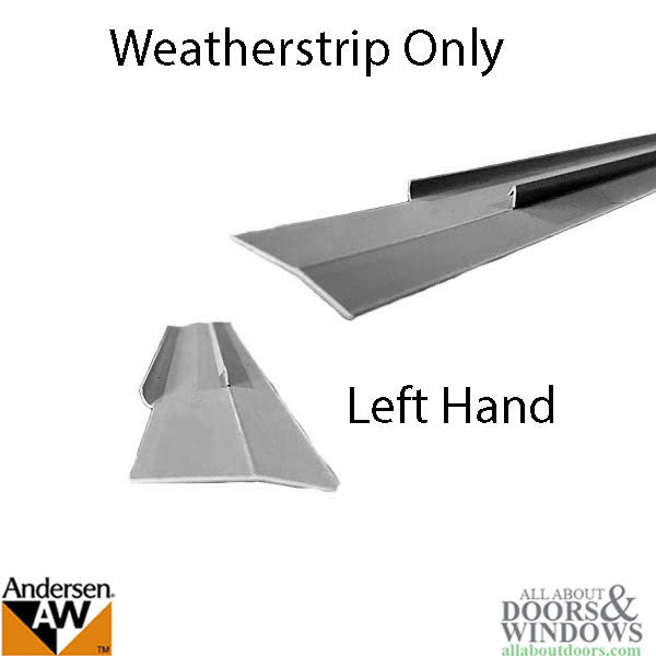 Interlock Weatherstrip, 2 Panel, Stat or Oper Panel - Interlock Weatherstrip, 2 Panel, Stat or Oper Panel