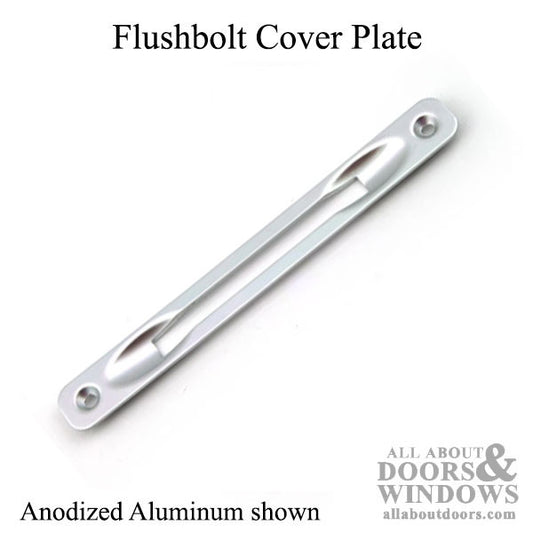 Cover Plate for Flushbolt - Anodized Aluminum