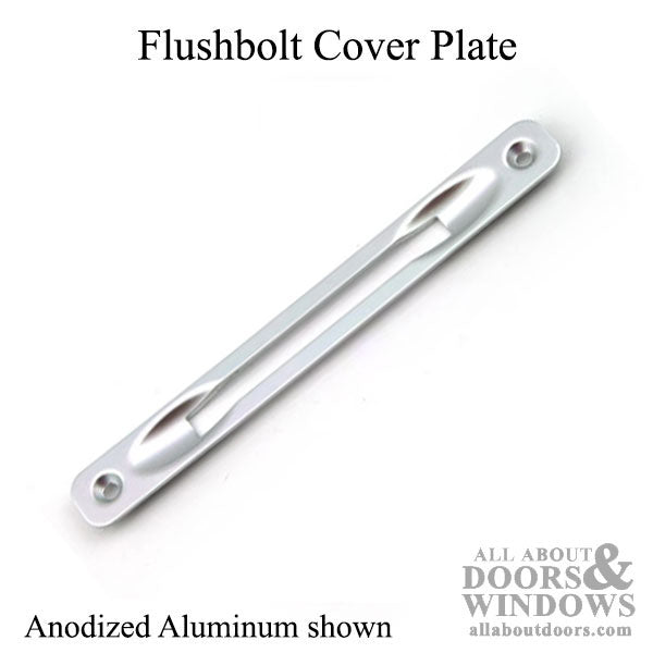 Cover Plate for Flushbolt - Anodized Aluminum - Cover Plate for Flushbolt - Anodized Aluminum