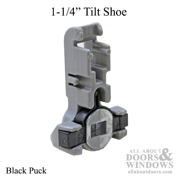 Inverted Channel Balance Tilt Shoe 1-¼ Inch Black - Inverted Channel Balance Tilt Shoe 1-¼ Inch Black