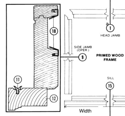 Lock Jamb Weatherstrip for Andersen Primed 2-Panel Gliding Door - Lock Jamb Weatherstrip for Andersen Primed 2-Panel Gliding Door