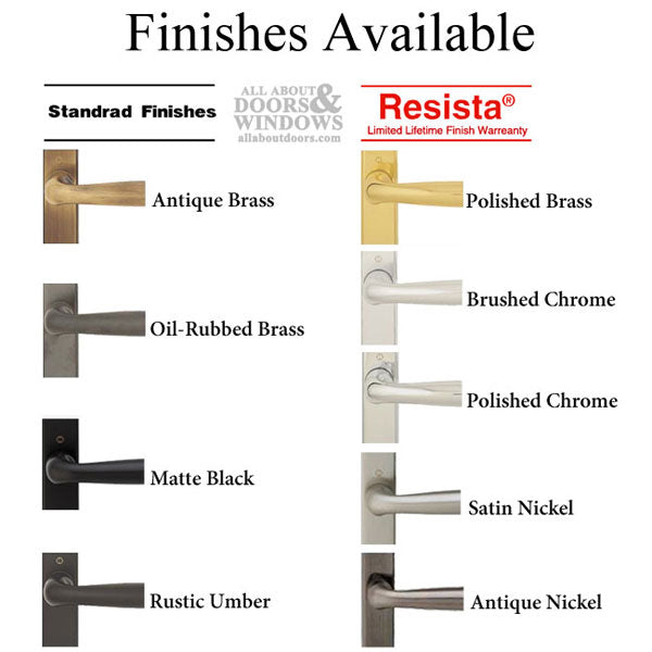 Hoppe Toronto M1020 / 3965N Active Handleset – Rustic Umber - Hoppe Toronto M1020 / 3965N Active Handleset – Rustic Umber