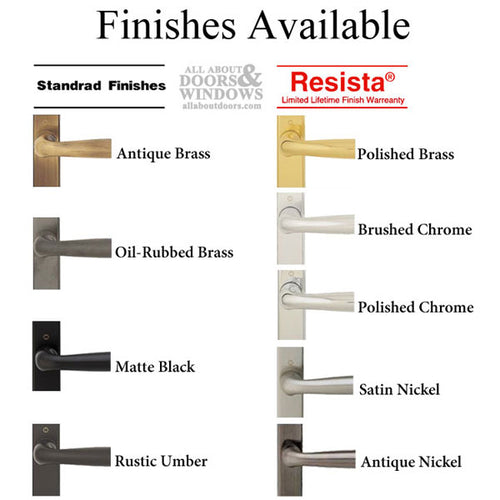 Hoppe Toronto M1020 / 3965N Active Handleset – Rustic Umber - Hoppe Toronto M1020 / 3965N Active Handleset – Rustic Umber