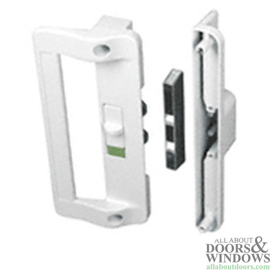 Handle Set Patio Sliding Door 6-9/16 White