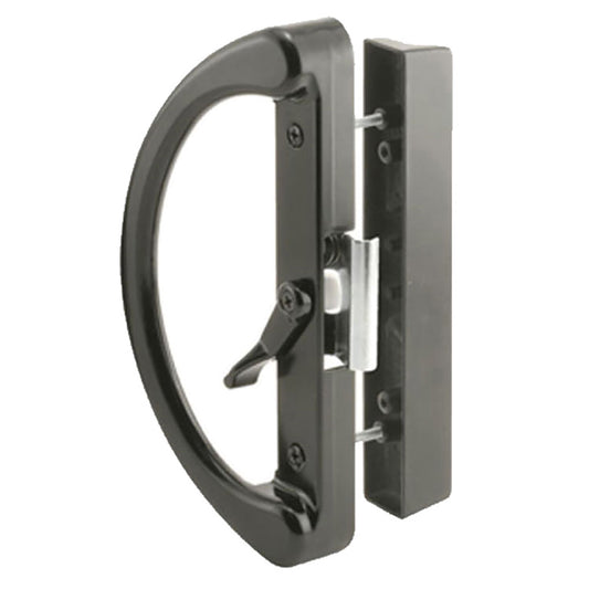 Sliding Patio Door Dual Clasp Diecast Handle Set for Sliding Patio Door Black