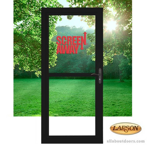 Larson Easy Vent Fullview Storm Door - Clear Glass - Larson Easy Vent Fullview Storm Door - Clear Glass