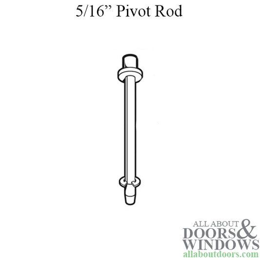 Pivot Rod, 5/16, Top