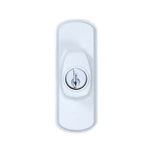 Andersen Frenchwood Gliding Doors - Lock Assembly - Albany - Exterior - Left - White - Andersen Frenchwood Gliding Doors - Lock Assembly - Albany - Exterior - Left - White