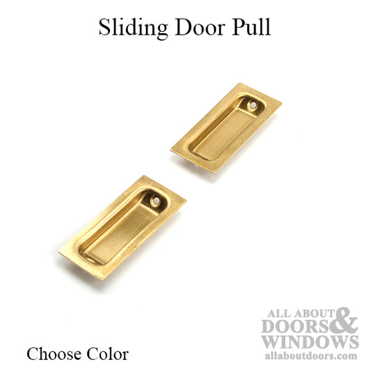 3-1/4 Inch Sliding Door Pulls - 3 Color Options