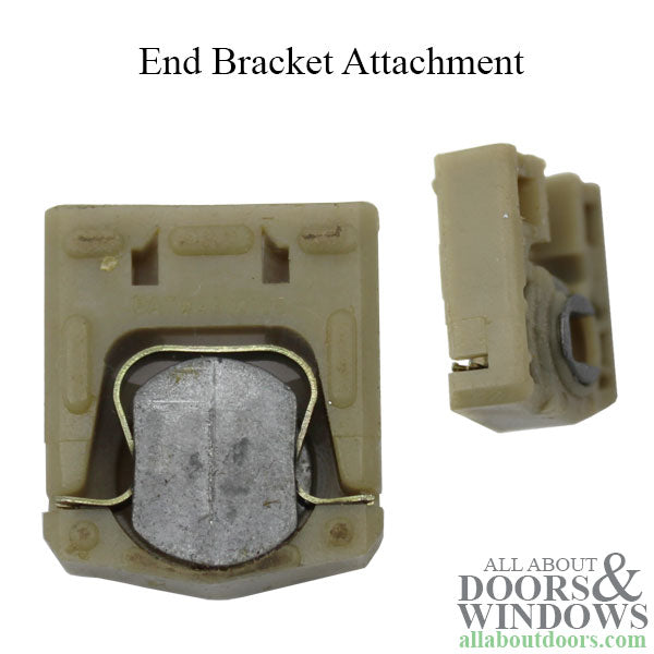 End Bracket Attachment, #22  64B Tilt Series Channel Balance - Black - End Bracket Attachment, #22  64B Tilt Series Channel Balance - Black