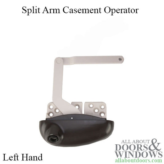 Roto Pro-Drive Split Arm Vinyl Window LH