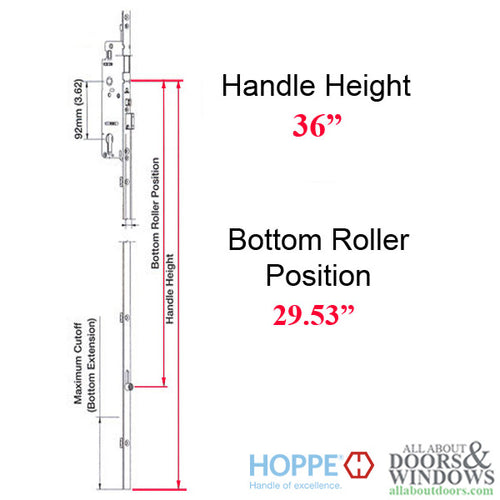 16mm Manual Gear, 45/92, Roller @ 29.53