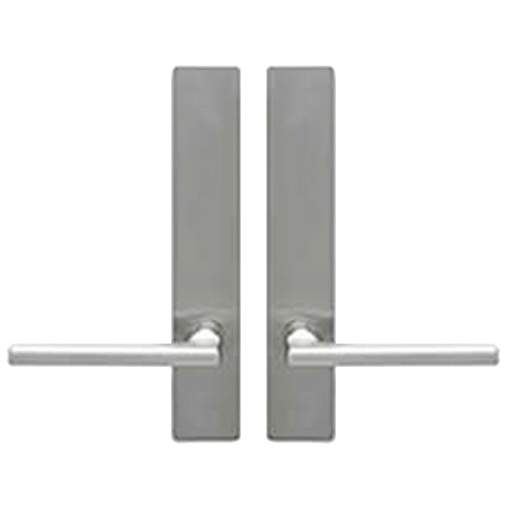 Andersen FSB 1076 Non Keyed Trim Set for Double Door Stainless Steel - Andersen FSB 1076 Non Keyed Trim Set for Double Door Stainless Steel
