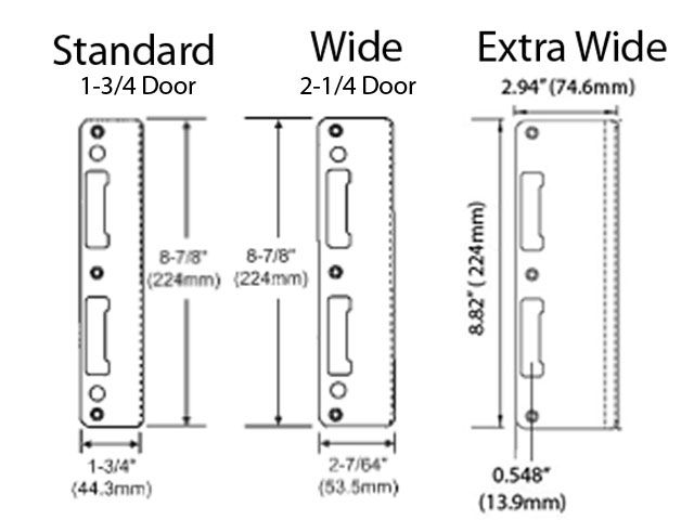 Strike Plate, PC0039N, Latch & Deadbolt  1.30 x 8.82 - Oil R. Brass. - Strike Plate, PC0039N, Latch & Deadbolt  1.30 x 8.82 - Oil R. Brass.