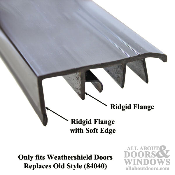 Inswing Bottom Sweep for Active Door - Brown, nail-on - Discontinued - Inswing Bottom Sweep for Active Door - Brown, nail-on - Discontinued