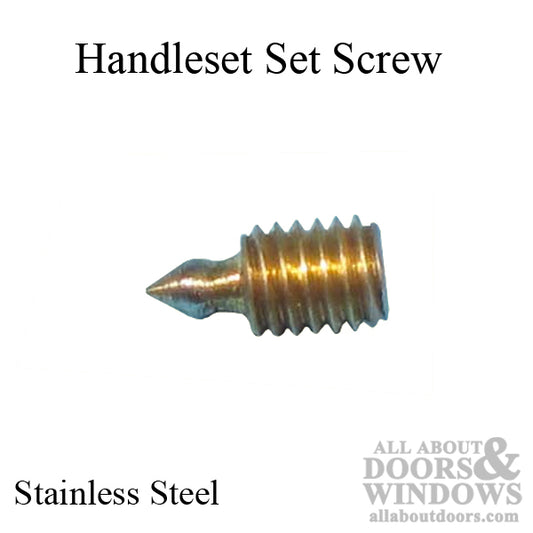 Hoppe Set Screw, Lever Handle - Stainless Steel