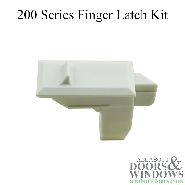 Andersen 200 Series Tilt Finger Latch Kit - White - Andersen 200 Series Tilt Finger Latch Kit - White