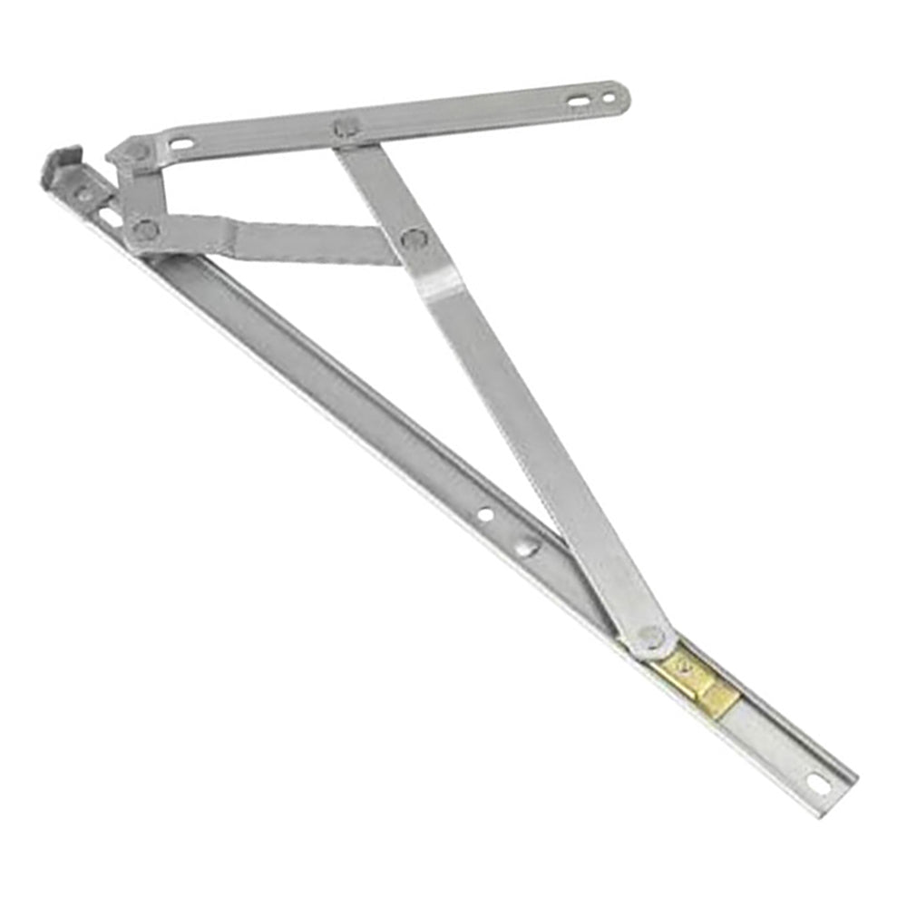 Anderberg 222SS 4 Bar Casement Window Egress Hinge with Stop Stainless Steel - Anderberg 222SS 4 Bar Casement Window Egress Hinge with Stop Stainless Steel