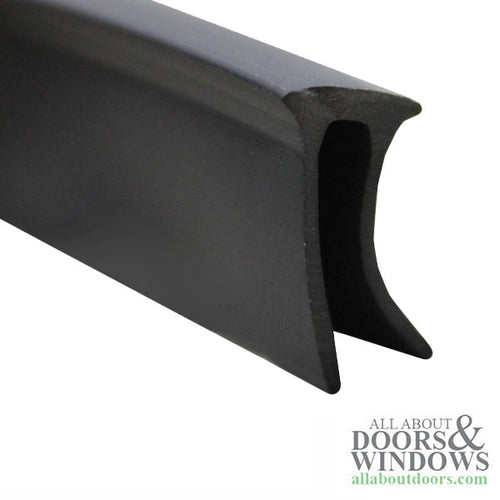 Larson Double Door Sweep Expander for Storm Door - Black - Larson Double Door Sweep Expander for Storm Door - Black