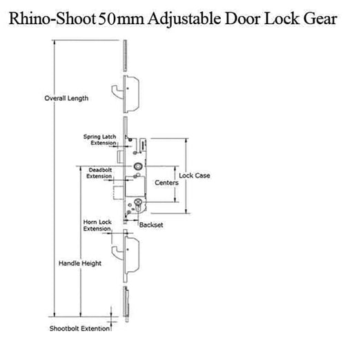 G/U Rhino Active 50/92 Europa, 3 Point Hook / Shootbolt Euro Version - G/U Rhino Active 50/92 Europa, 3 Point Hook / Shootbolt Euro Version