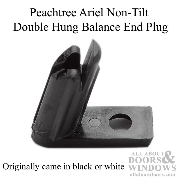 Peachtree Ariel Non-Tilt Double Hung Balance End Plug - Peachtree Ariel Non-Tilt Double Hung Balance End Plug