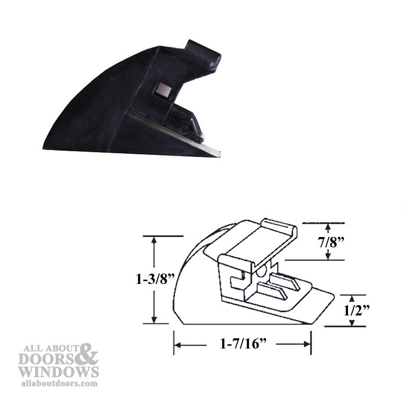 Acorn 60 Series Bottom Shoe Bracket for Channel Balance - Acorn 60 Series Bottom Shoe Bracket for Channel Balance