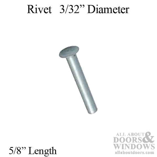 RIVET, 5/8 ” X  3/32 ” Diameter 60 Series