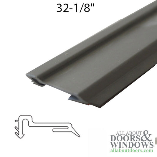 Andersen Perma-Shield® Glazing Bead Sliding Door 1 Inch Glass Rails Terratone