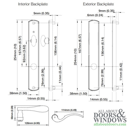 HOPPE HLS7 Handle Set with Munchen Lever Non Keyed Inactive Resista Polished Brass - HOPPE HLS7 Handle Set with Munchen Lever Non Keyed Inactive Resista Polished Brass