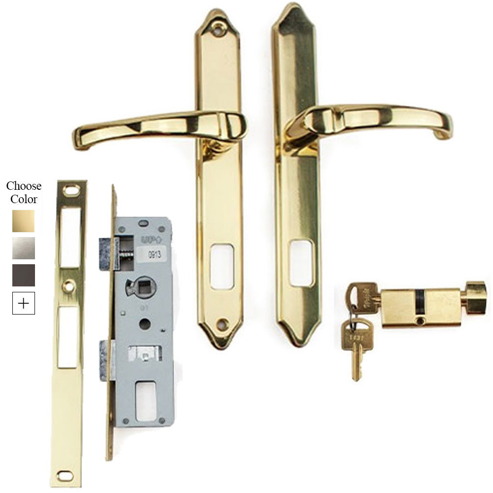 Single Keyed Storm Door Hardware and Mortise Lock for Storm Doors - Single Keyed Storm Door Hardware and Mortise Lock for Storm Doors