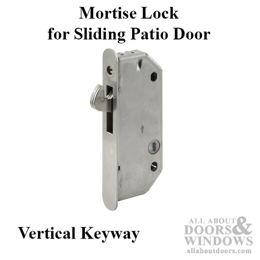 Mortise Lock For Sliding Patio Doors Vertical Key Way Stainless Steel Mortise Door Lock